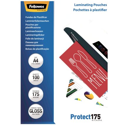 Blizgūs laminavimo vokeliai 175 mik.